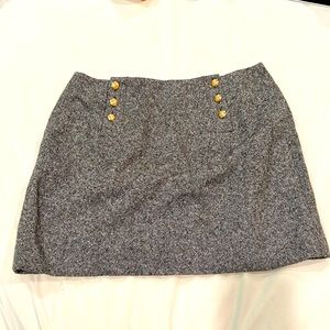 Madewell x sezane wool mini skirt